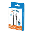 Manhattan® USB4®/Thunderbolt™ 4 Type-C 40-Gbps 8K Video and 240-Watt EPR Charging Cable, PD 3.1