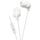 JVC In-Ear Headphones with Microphone (White)