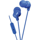JVC IN-EAR HEADPHONES WITH MICROPHONE (BLUE)