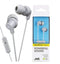 JVC In-Ear Headphones with Microphone (White)