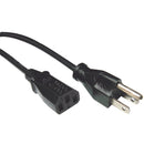 Axis Universal Replacement Power Cord for Computer Electronics, 6ft