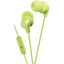 JVC In-Ear Wired Headphones with Microphone (Green)