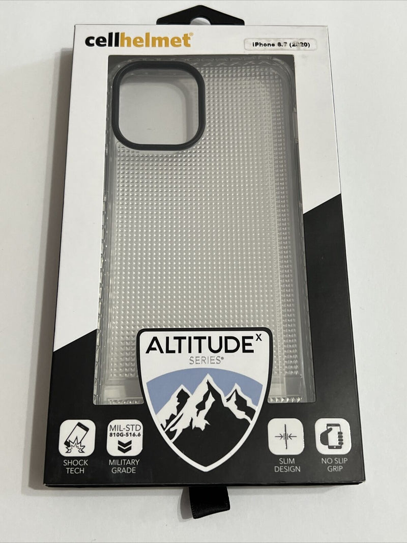 CellHelmet Altitude X Series Case for Apple iPhone 12 Pro Max - Clear