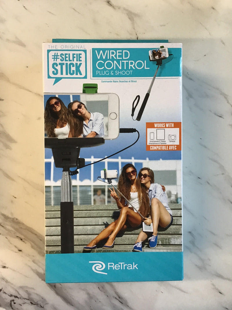 ReTrak Selfie Stick with Wired Shutter