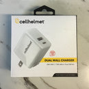 CELLHELMET DUAL WALL CHARGER 20W USB-C/ 12W USB-A