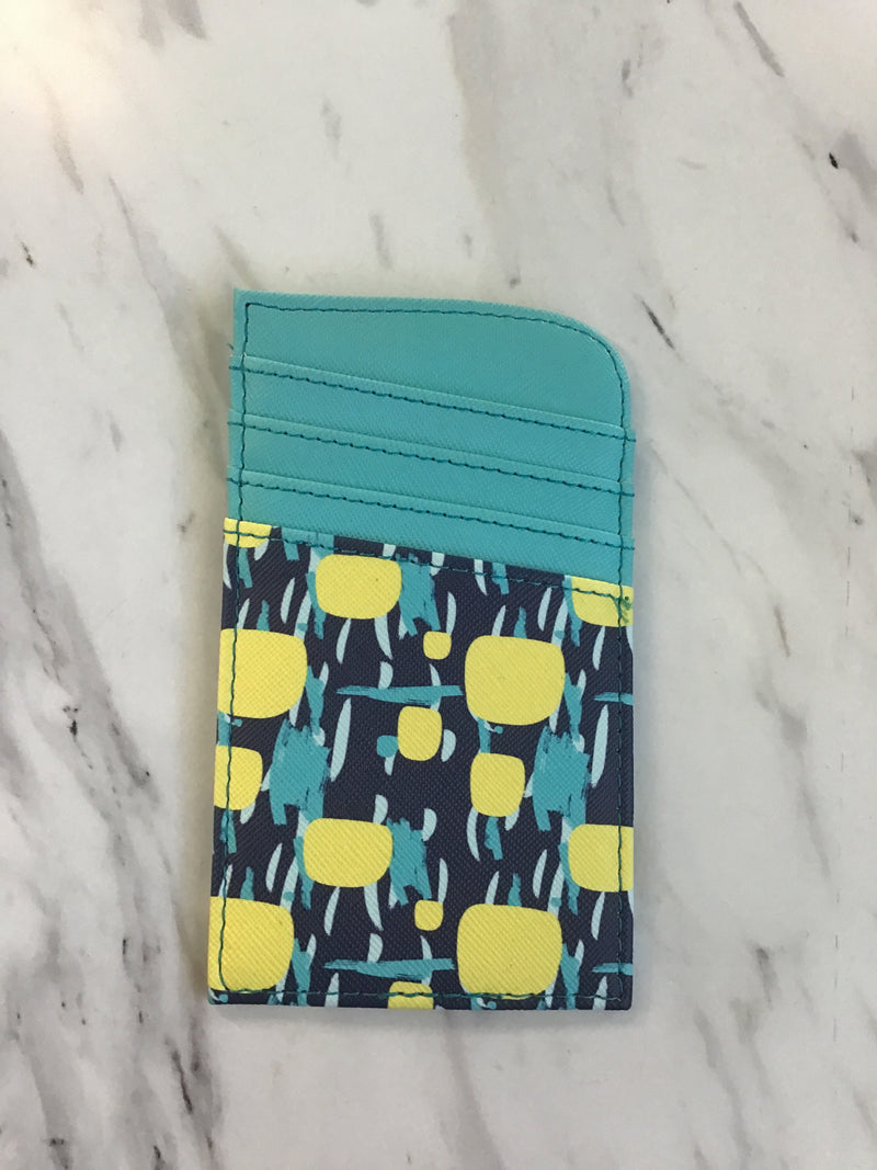 Scan safe, card case keeps credit cards and identity safe - pineapple print