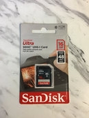 SANDISK ULTRA SDHC UHS-1 CARD 16GB 48MB/S