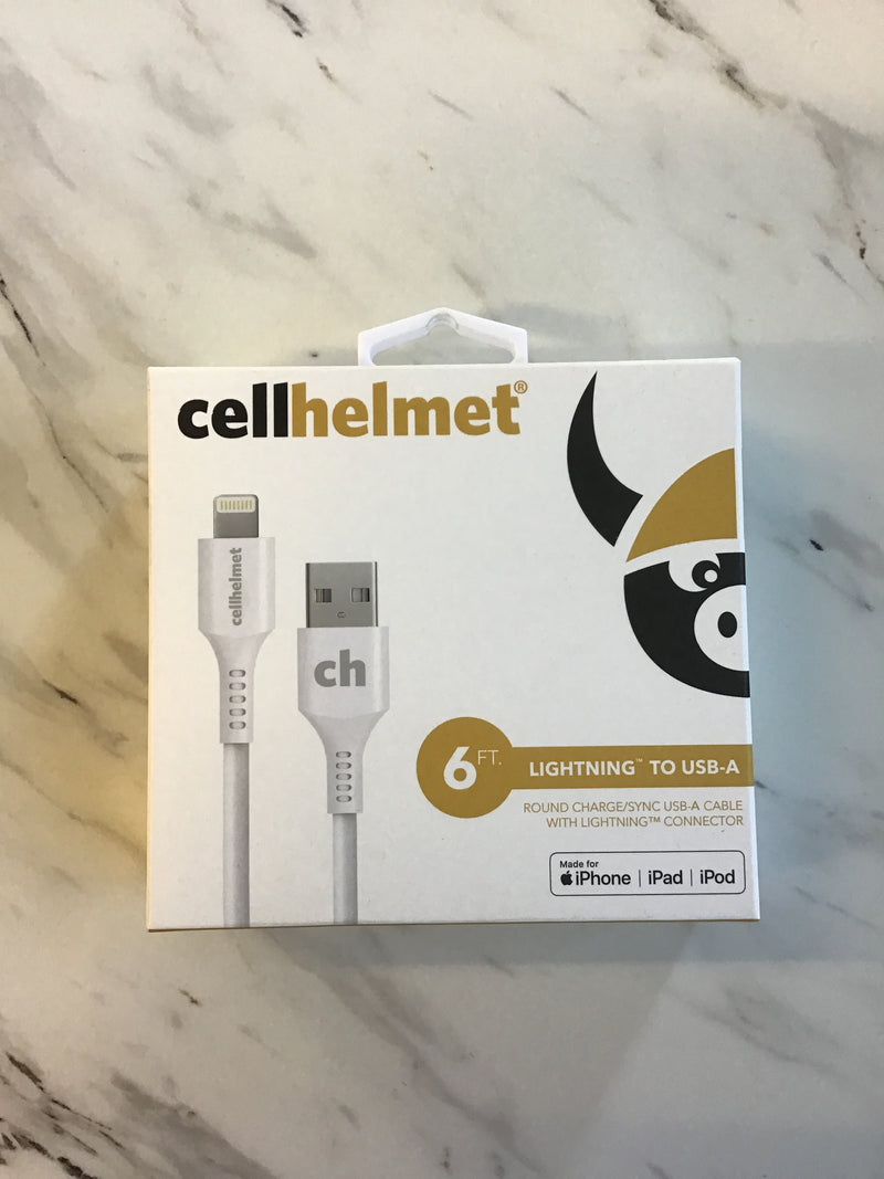 CELLHELMET 6FT. LIGHTNING TO USB-A